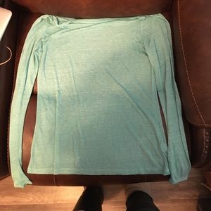 AEO: long sleeve blue tee